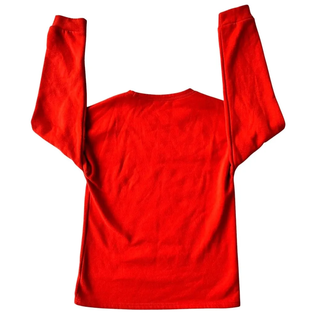 SheShow Basic Witch Sweatshirt Medium Orange Halloween Starbucks Mermaid NWOT - Image 8