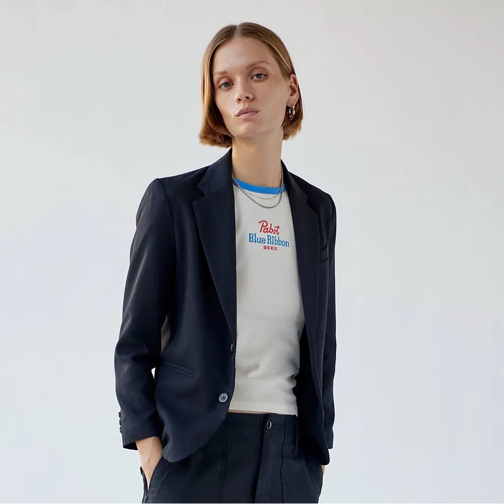 Urban Outfitters T-shirt Pabst Blue Ribbon Beer Ringer Tee SMALL - Image 3