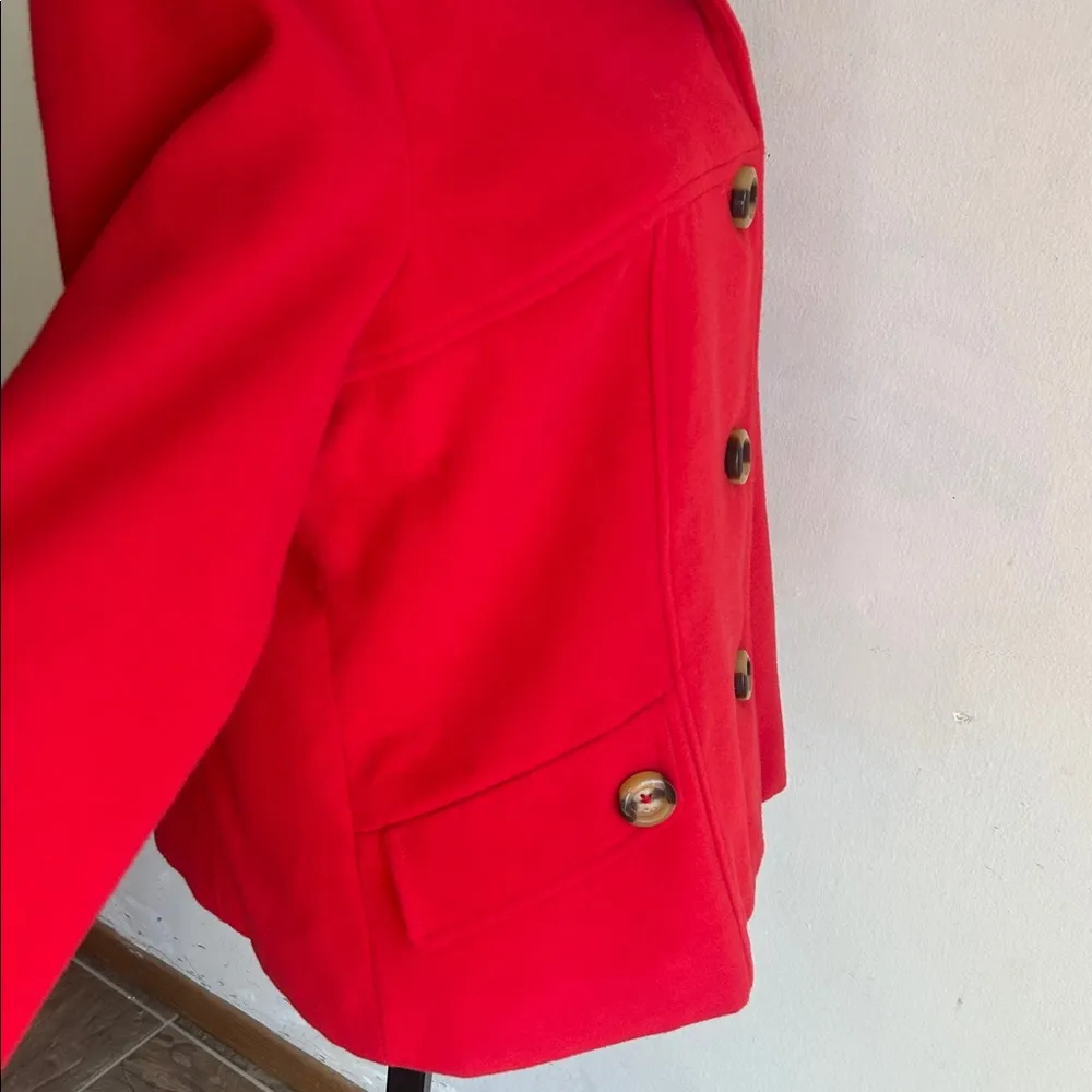 R.Q.T. Red Peacoat Size 12 - Image 9
