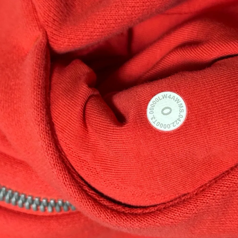 Lululemon Scuba Full Zip Hoodie Carnation Red 0 - Image 6