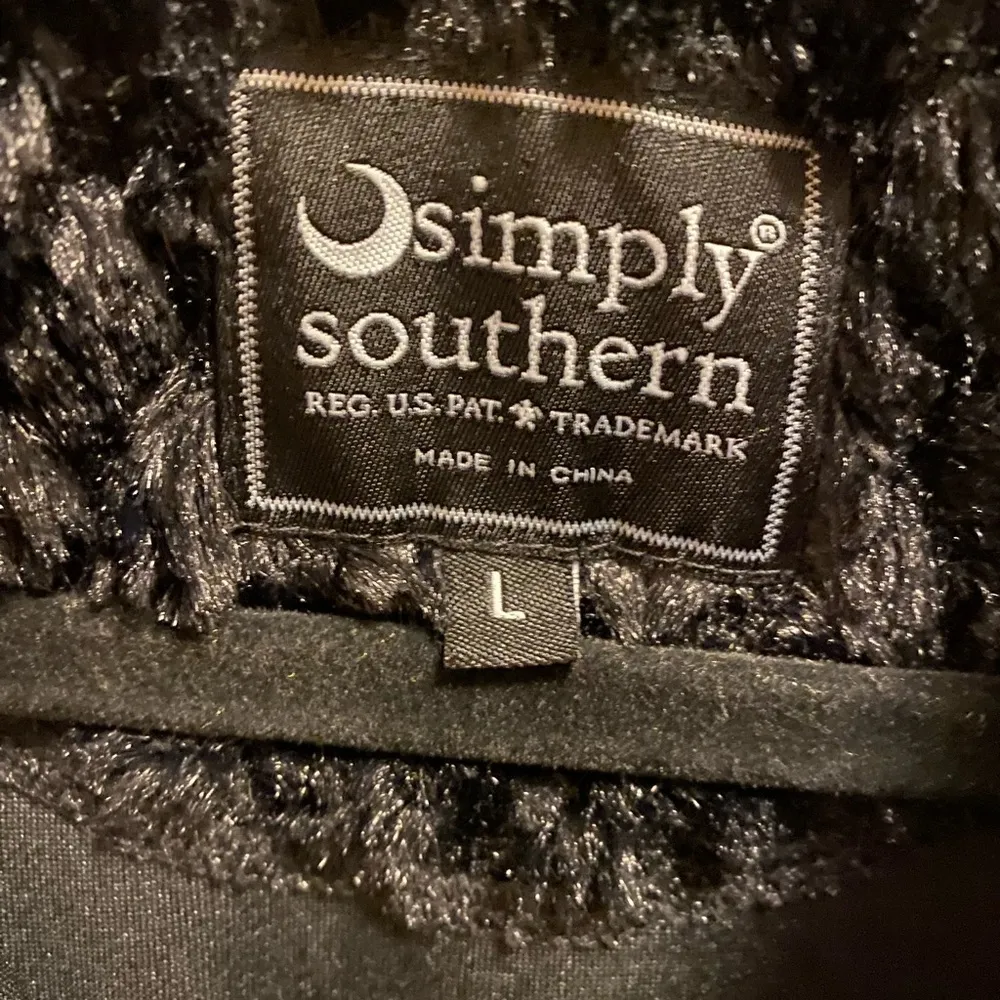 Simply Southern Fuzzy Soft Teddy Bear Quarter-Zip Pullover. - Image 8