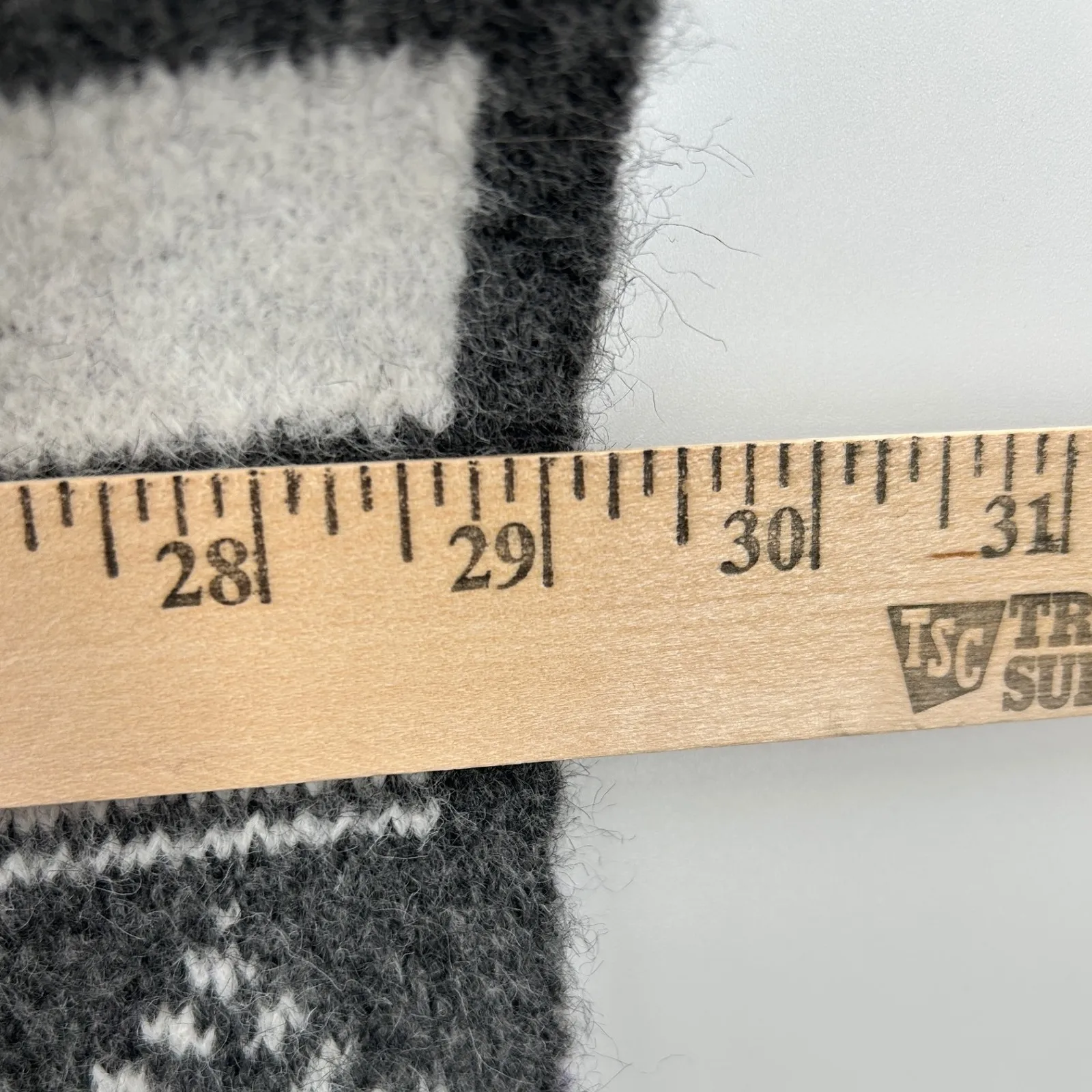 Aerie Womens Fair Isle Oversized Turtleneck Poncho Sweater Pullover Medium - Image 9