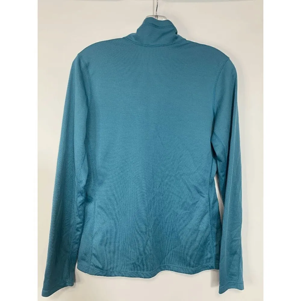 Rei Womens Jacket Polartec Quarter Zip Blue Medium - Image 6