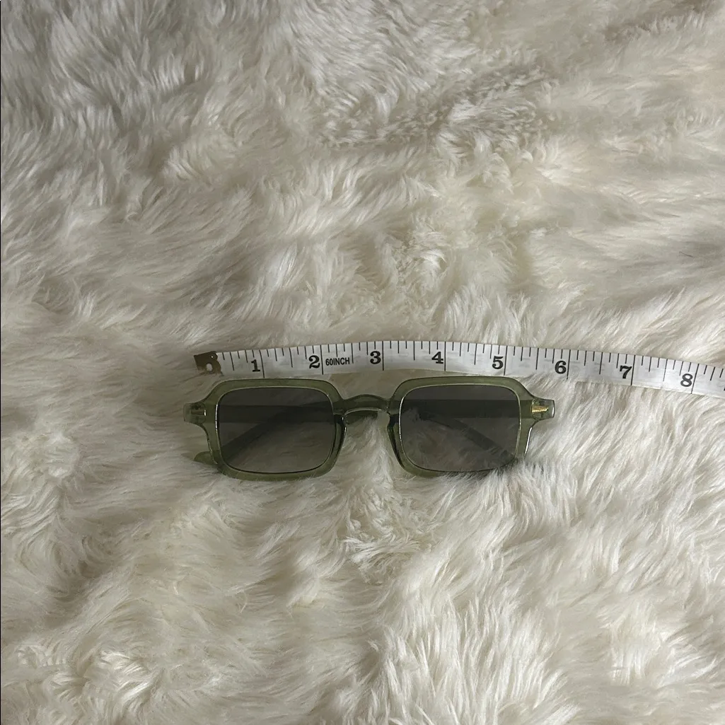 Trendy Olive Sunglasses Green - Image 5