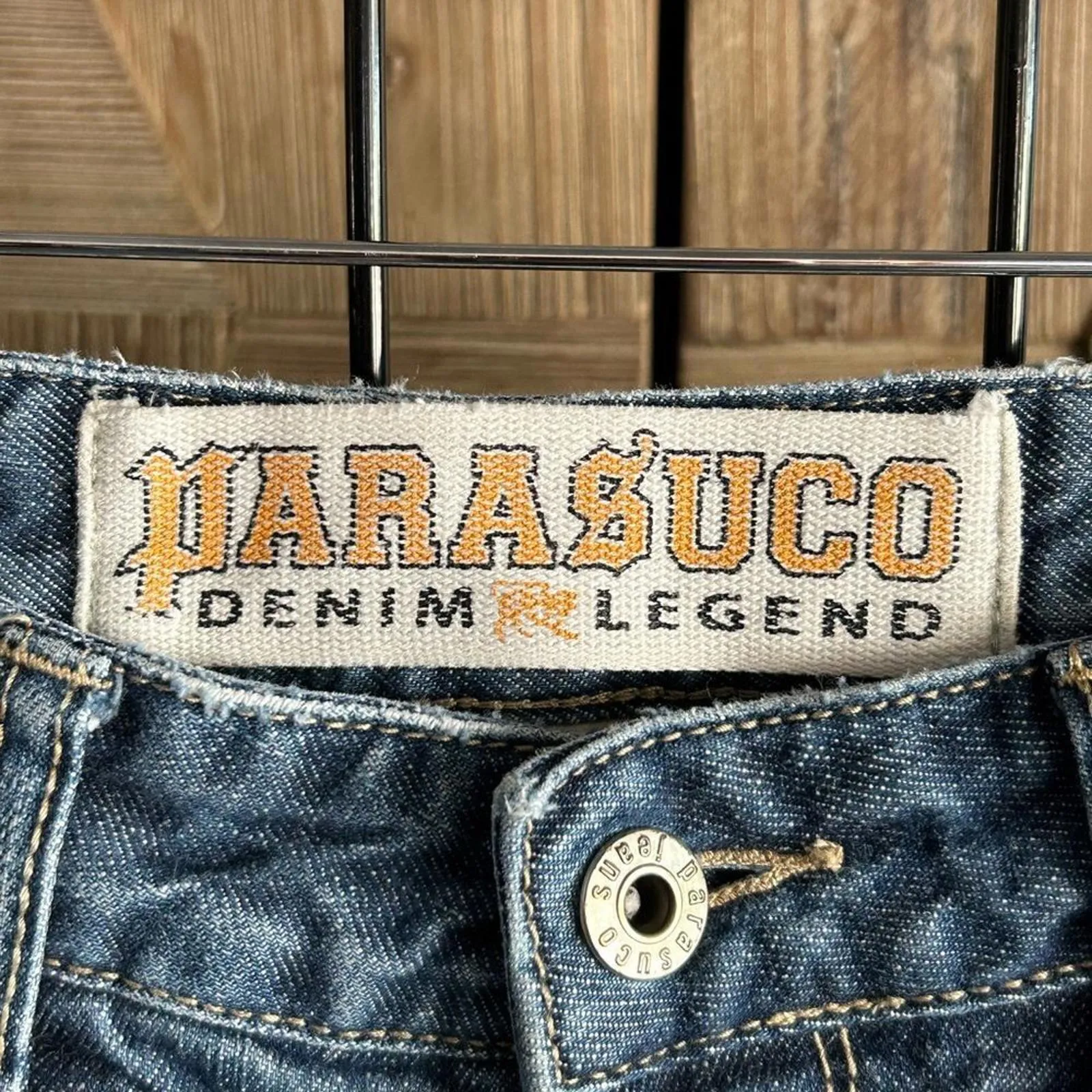 Parasuco Denim Legend Womens Jeans 30 Medium Wash Straight Vtg Retro Blue - Image 8