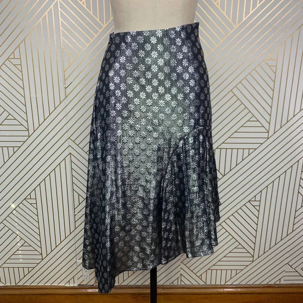 Dodo Bar Or Kathy Lurex Metallic Floral Tiered A - Image 8