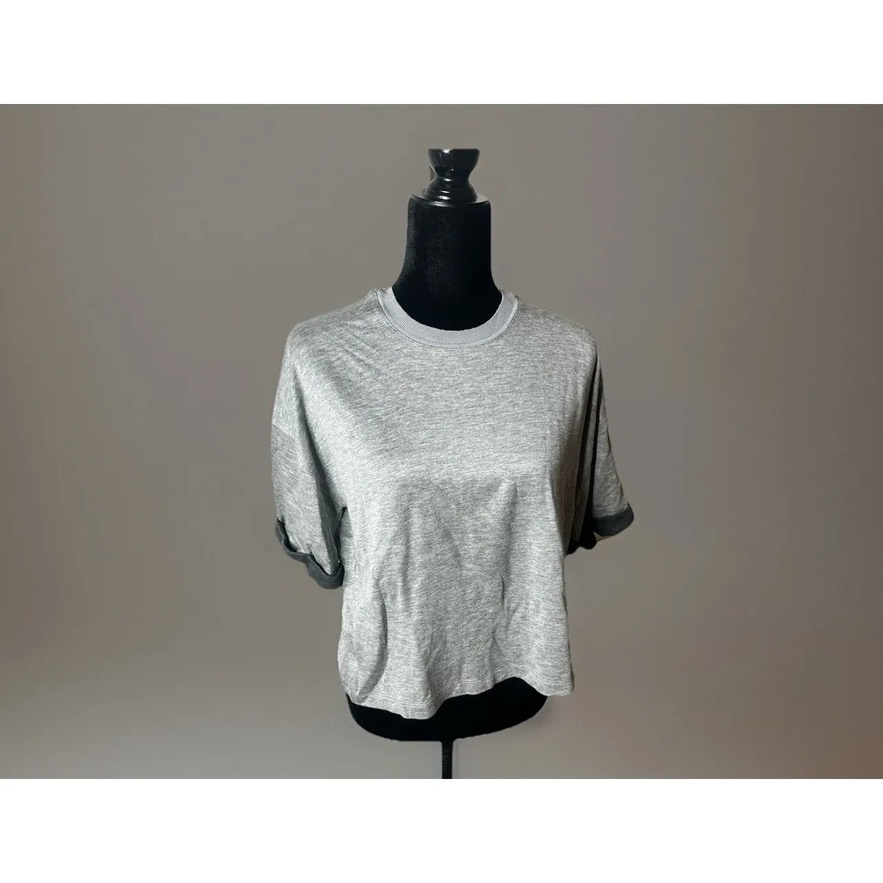 Rag & Bone Gray Cashmere Blend Women's‎ Size Large Tee - Image 2