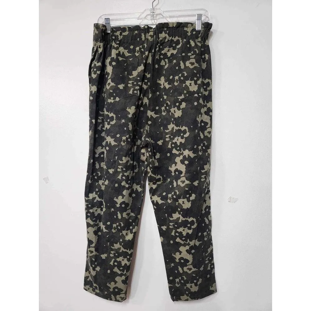 Anthropologie Amadi Floral Camo Trousers Size S.A39 - Image 7