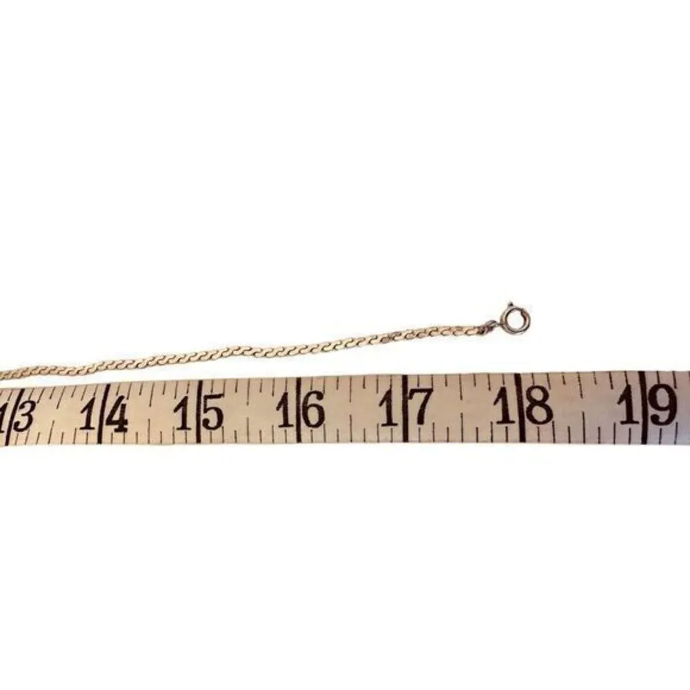 925 Sterling Silver Braided Flat Chain Necklace 17' 9.88 Grams‎ Sweet Sterling - Image 12