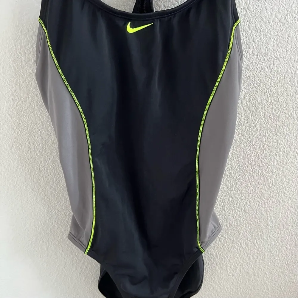 Nike Swim Womens Medium Laser Crossback Logo On Medium - Image 4
