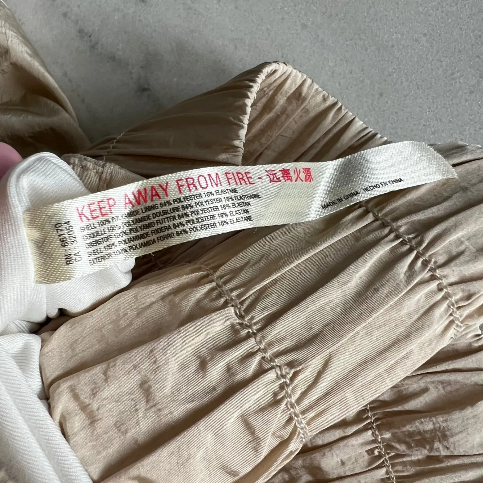 Free People Movement The Way Home Beige Running Athletic Shorts Tan Size M - Image 8