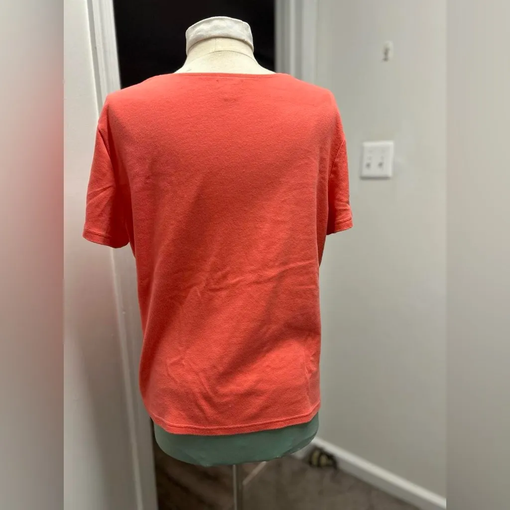 Rebecca Malone  Coral Bicycle Graphic Tee - Image 4