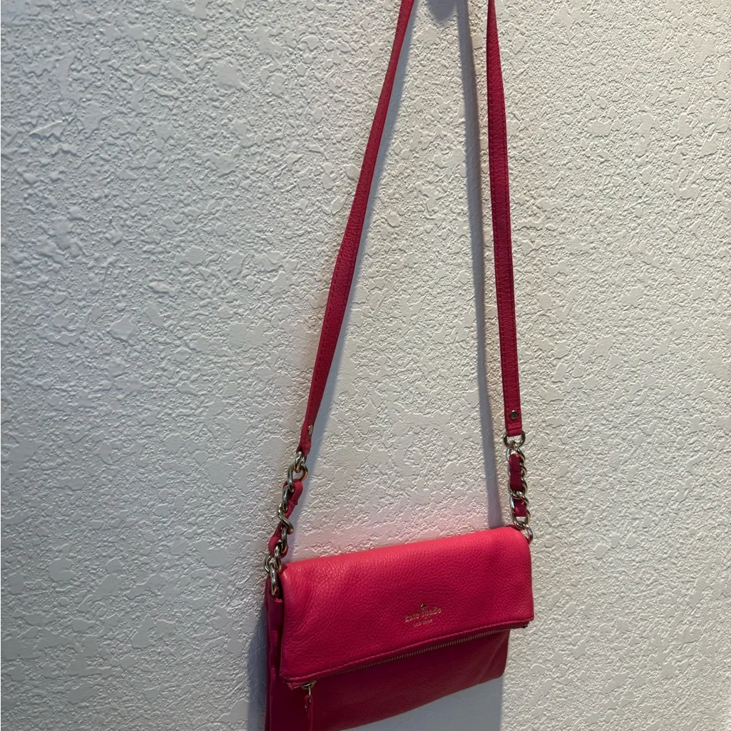 Kate Spade Cobble Hill Krista Hot Pink Crossbody Valentine Bag - Image 2