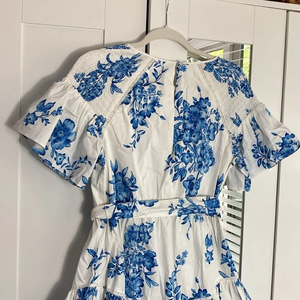 Rachel Parcell blue floral fit & flare dress - Image 7