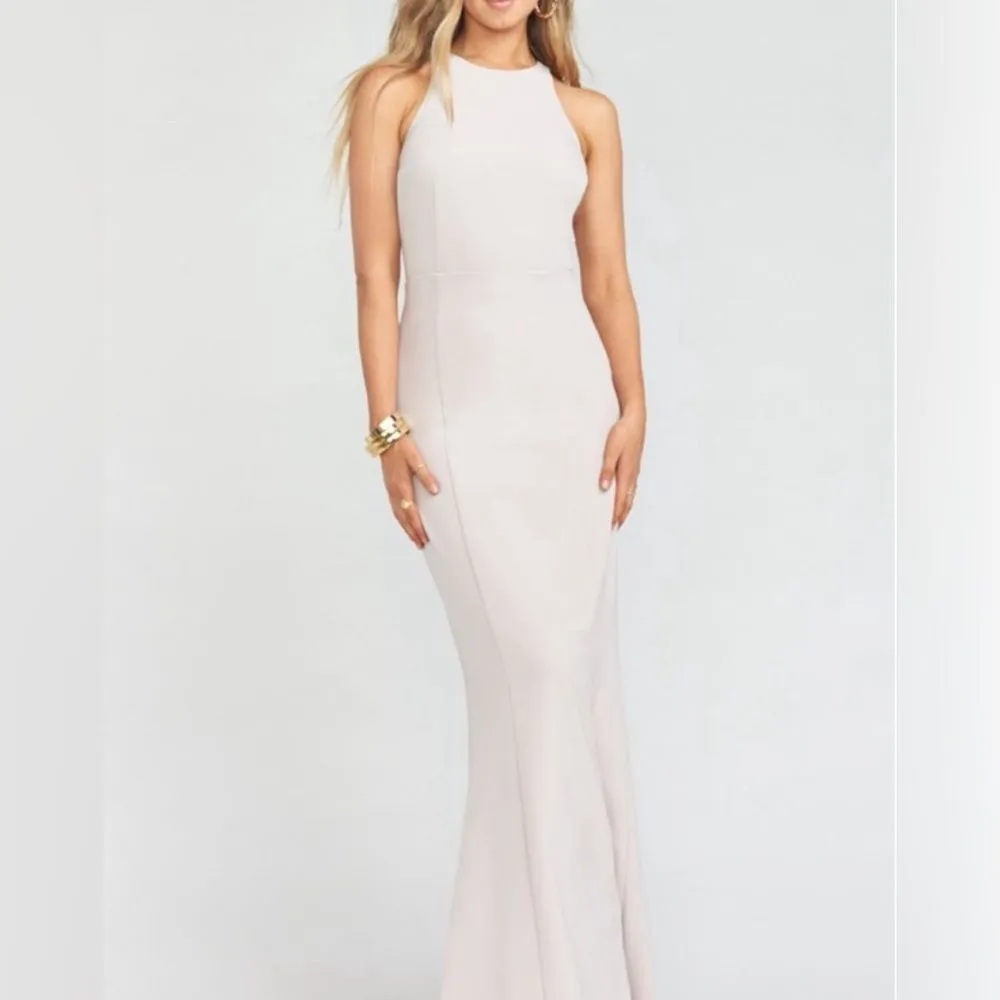 Show Me Your‎ MuMu Chicago High Neck Wedding Floor Length Gown M - Image 2