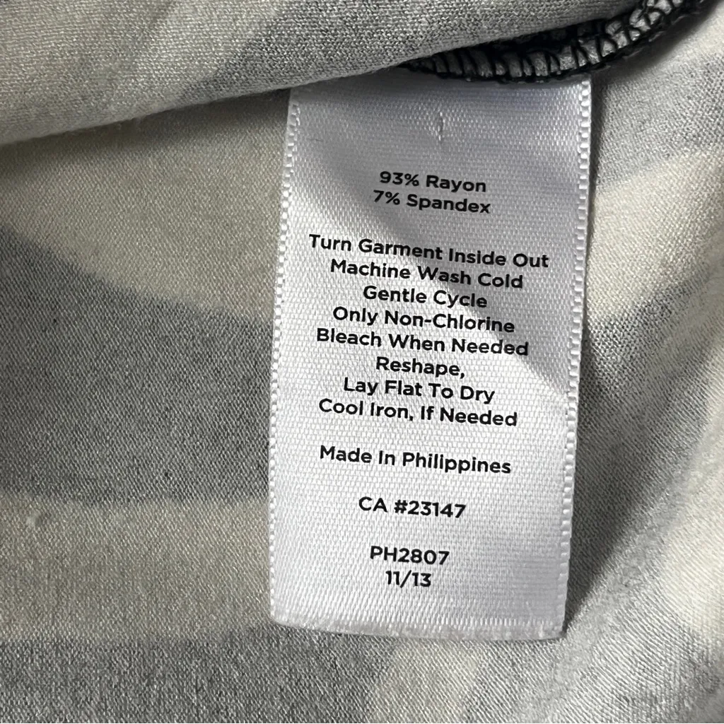 Talbots Monochrome Zebra Long Sleeve Dress - Image 9