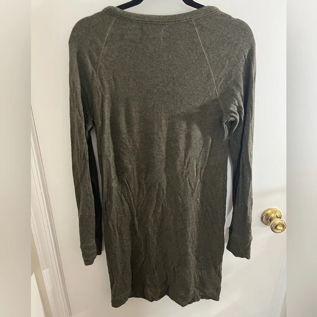 Lou & Grey Olive Green Long Sleeve Dress - Image 8