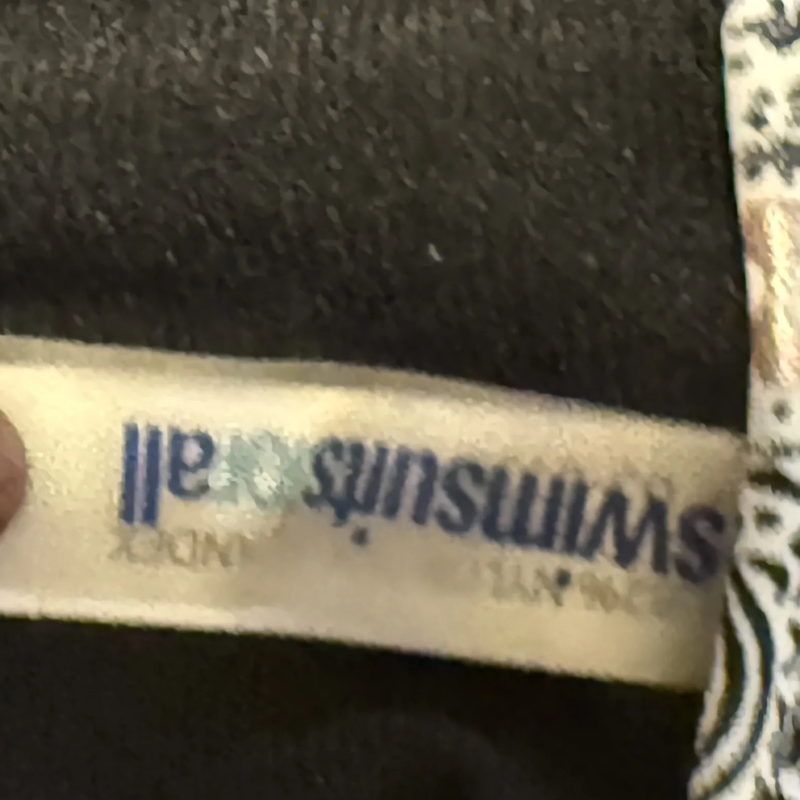 Swimsuits For All AVENGER HALTER BIKINI SET Black White Lace Print Size 20 - Image 9