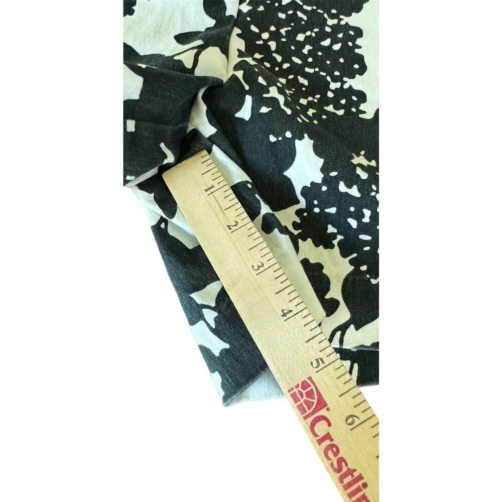 The Limited Women’s Size 6 Black White Floral Shorts Cotton Poly Spandex READ - Image 7