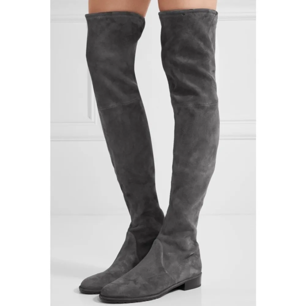 Stuart Weitzman  Lowland Suede Boots - Image 25