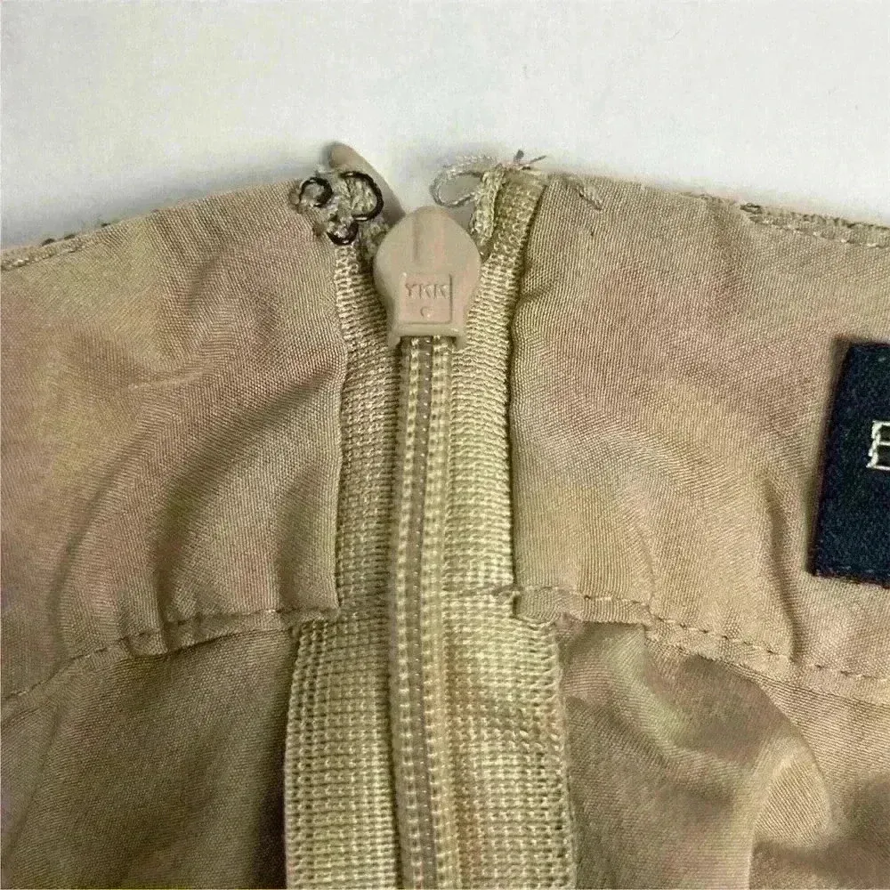 Banana Republic Women's Size 4 Beige Floral Lace A-Line Short Skirt - Image 4