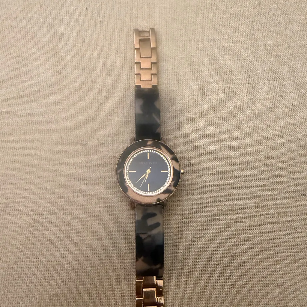 Anne Klein Black and Gold Navy blue Watch - Image 5