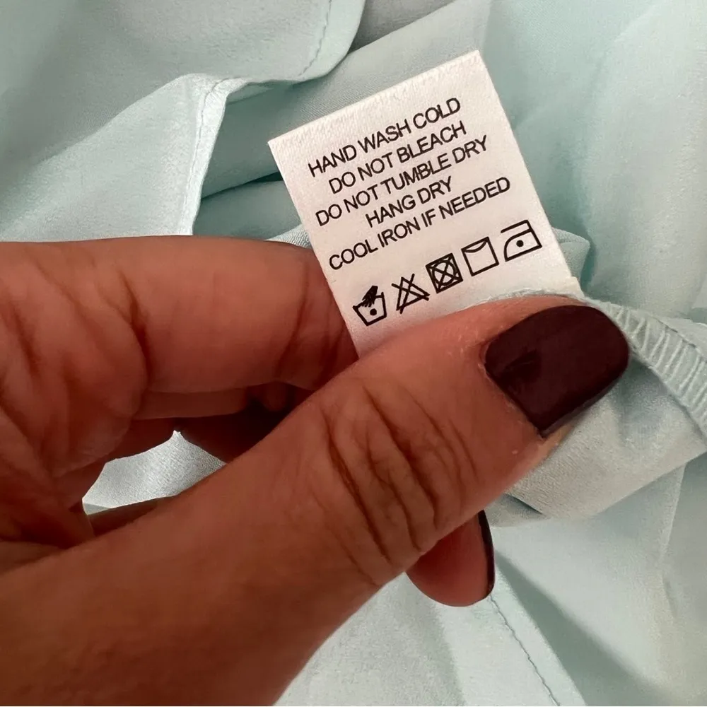 NWT LOVERS + FRIENDS Cala Asymmetric Floral Mini Dress Blue XXS (Oversized) - Image 7