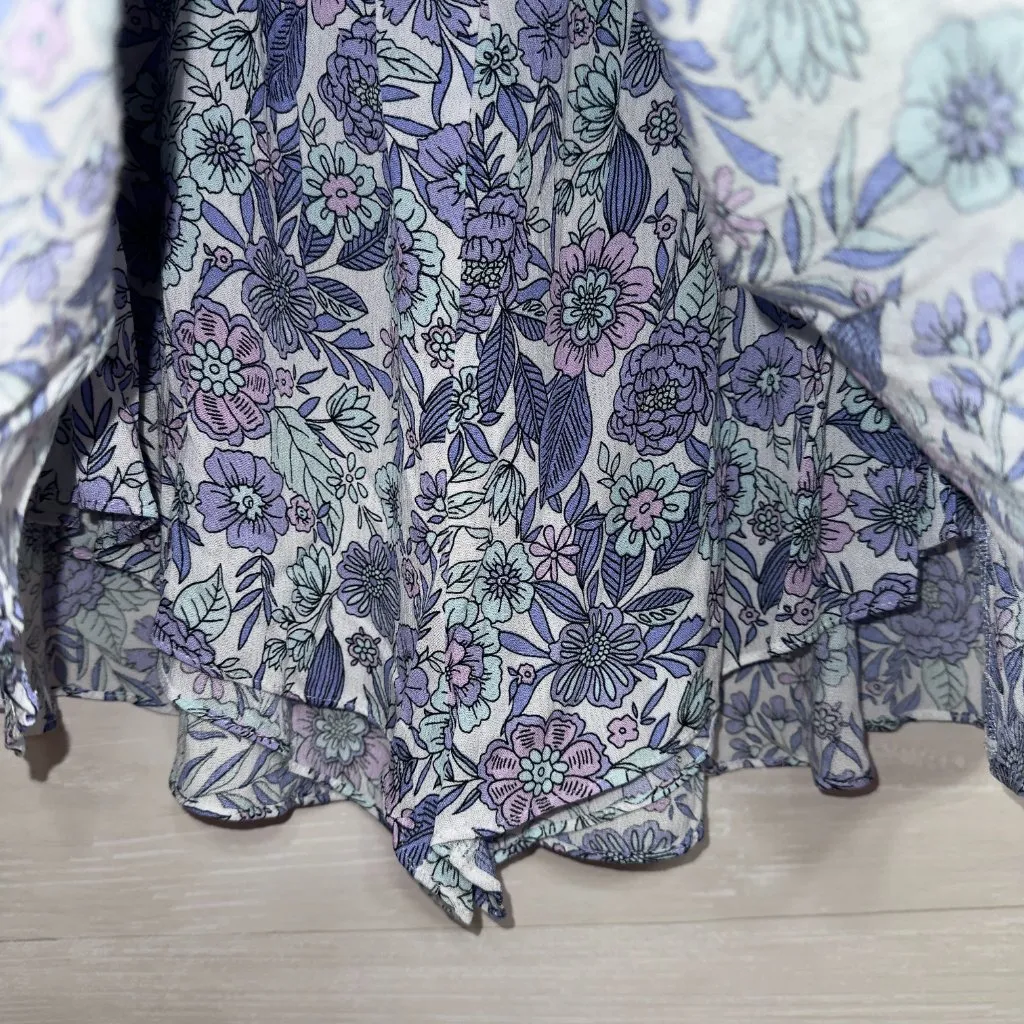 VICI Off Shoulder Floral Mini Dress Women’s Ruffle Smocked Boho Summer Party - Image 6