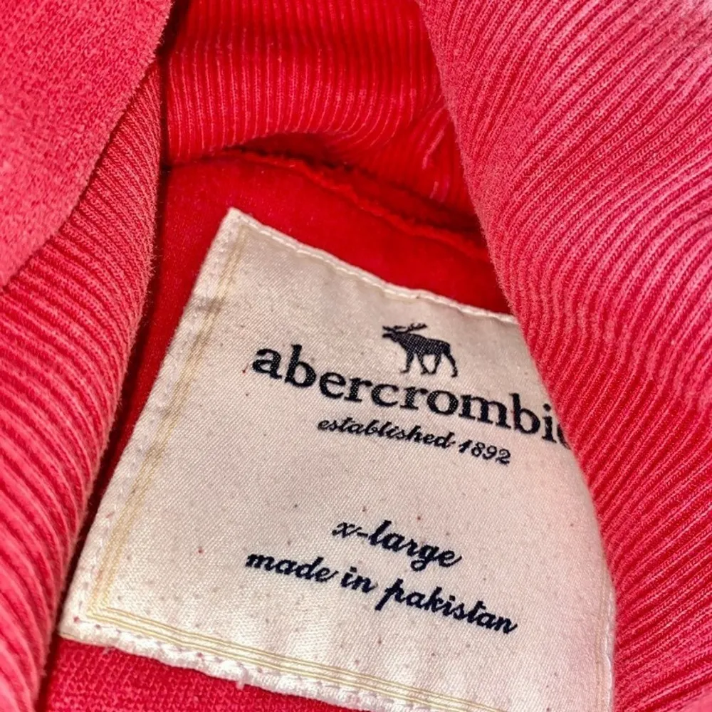 Red Abercrombie logo Hoodie - Image 2