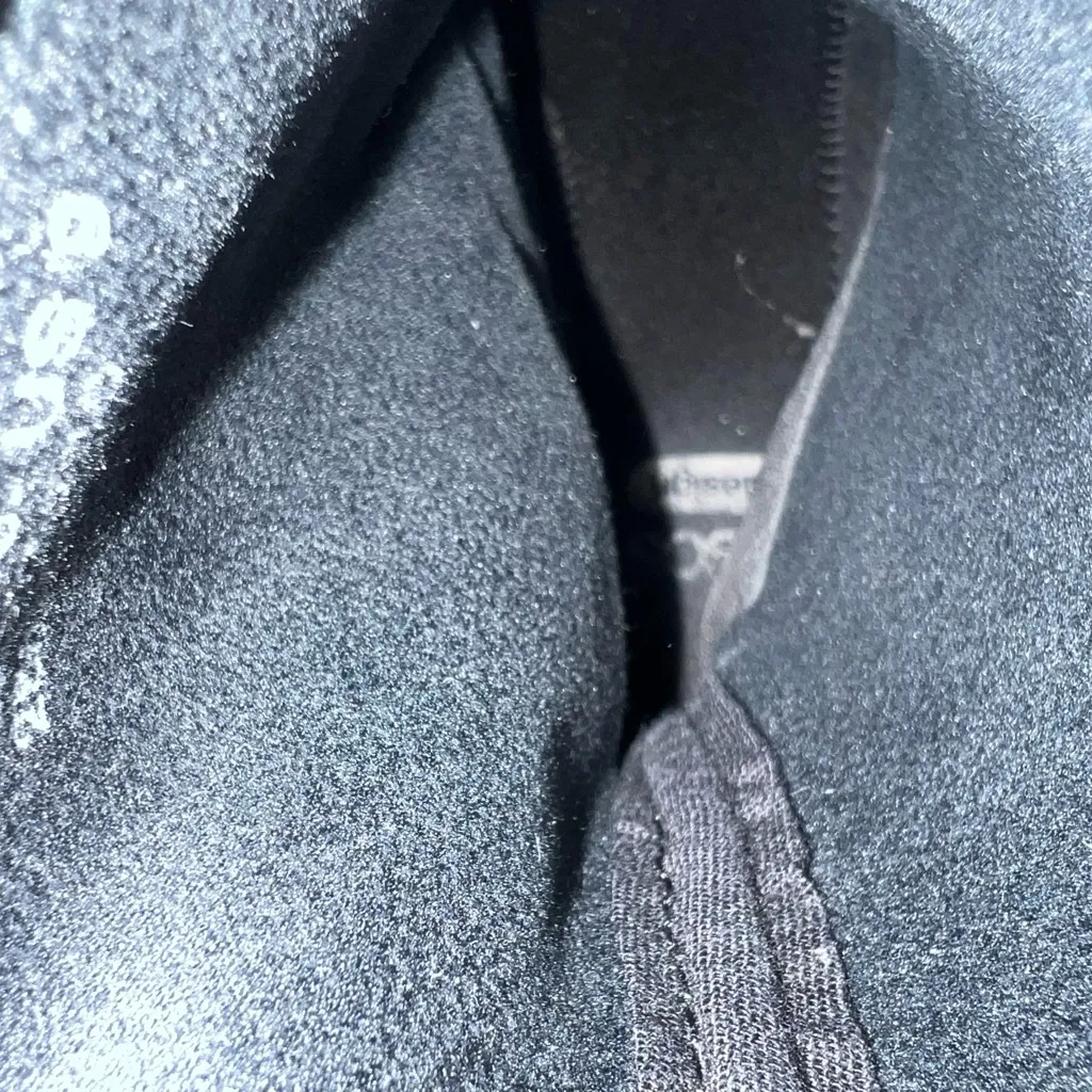 ASOS Design Black Stretch Retro Chunky Ankle Boots Size 9 US - Image 7