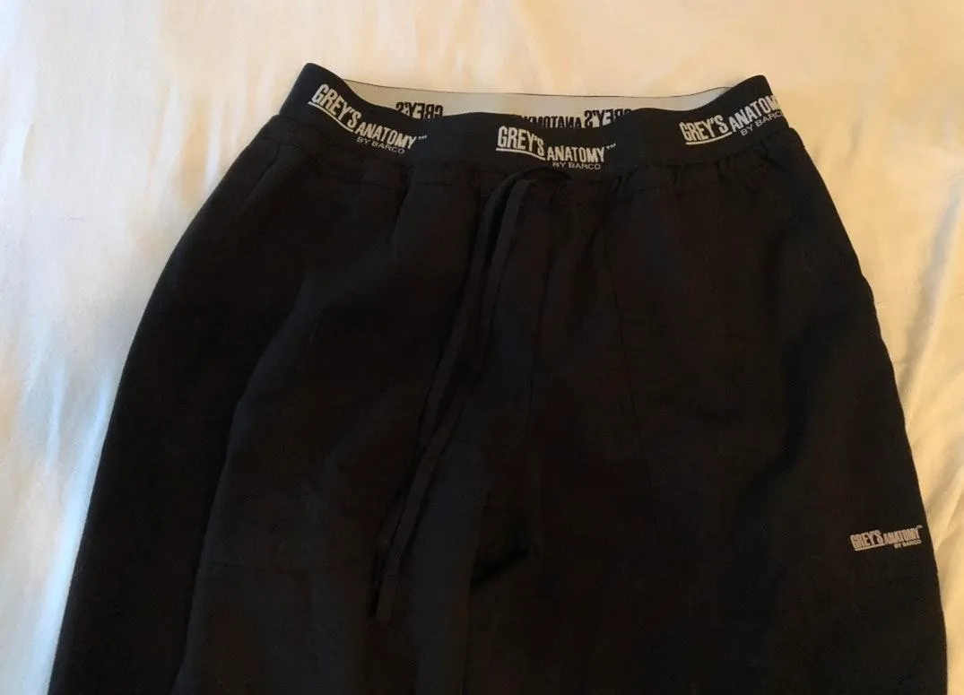 Grey's Anatomy Black Scrub Bottoms - Image 3
