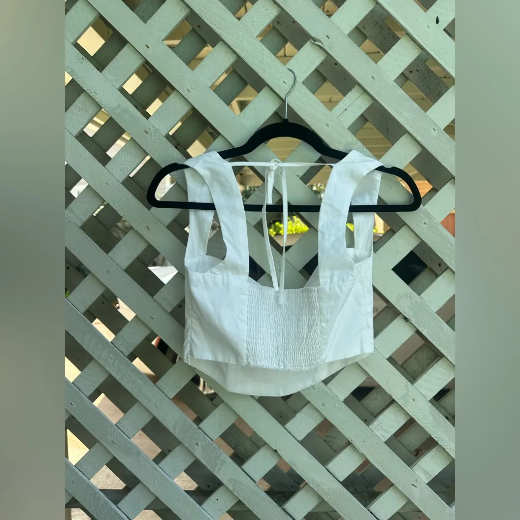 12th tribe Lorelei White Corset Top - Image 12