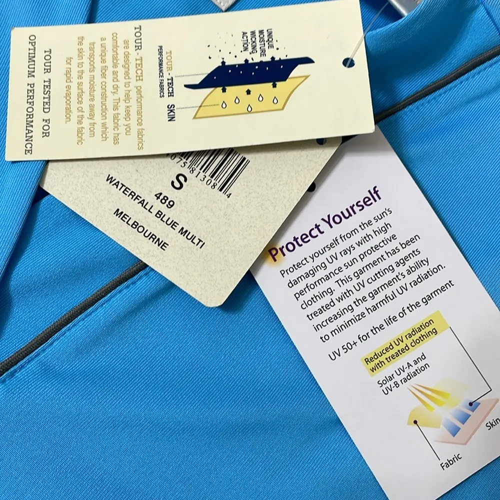 EP Pro Tour Tech 3/4 sleeve Golf Top size Small - Image 5