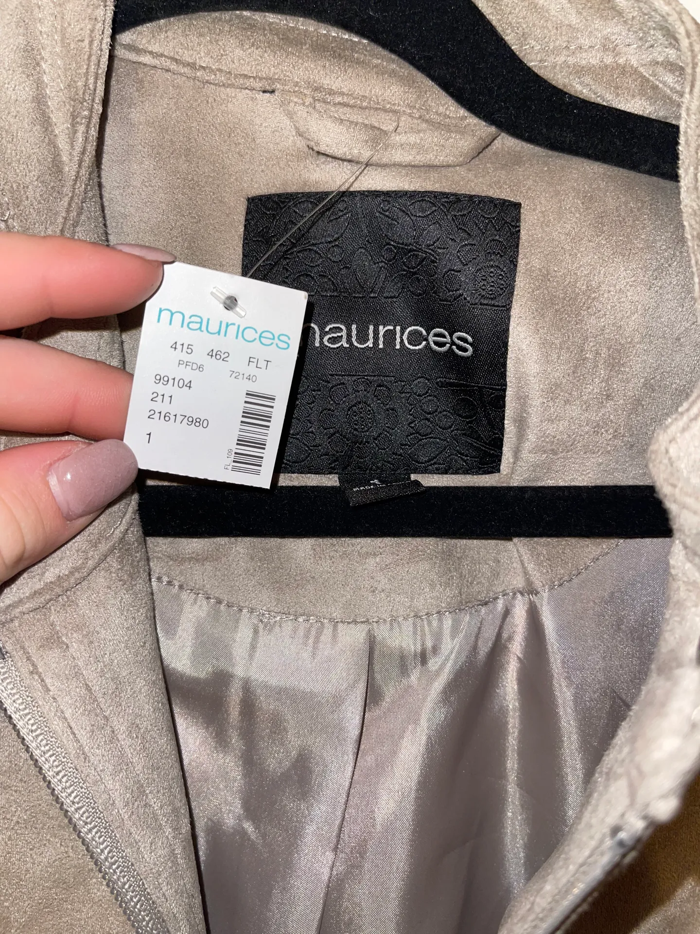 Maurice’s Faux Suede Bomber Jacket - Image 4