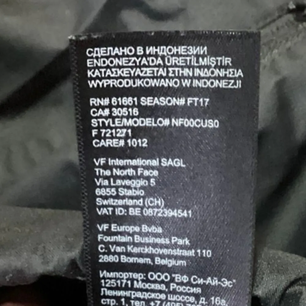 The North Face Dryvent Womens Black Zip Up Hoodie Windbreaker Rain Coat Jacket S - Image 8