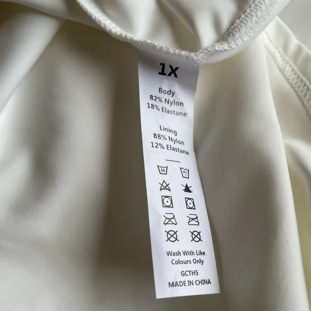 Exercise Dress Backless Cut Out Twisted Side Pocket 2-in-1 Size 1X NEW - Image 10