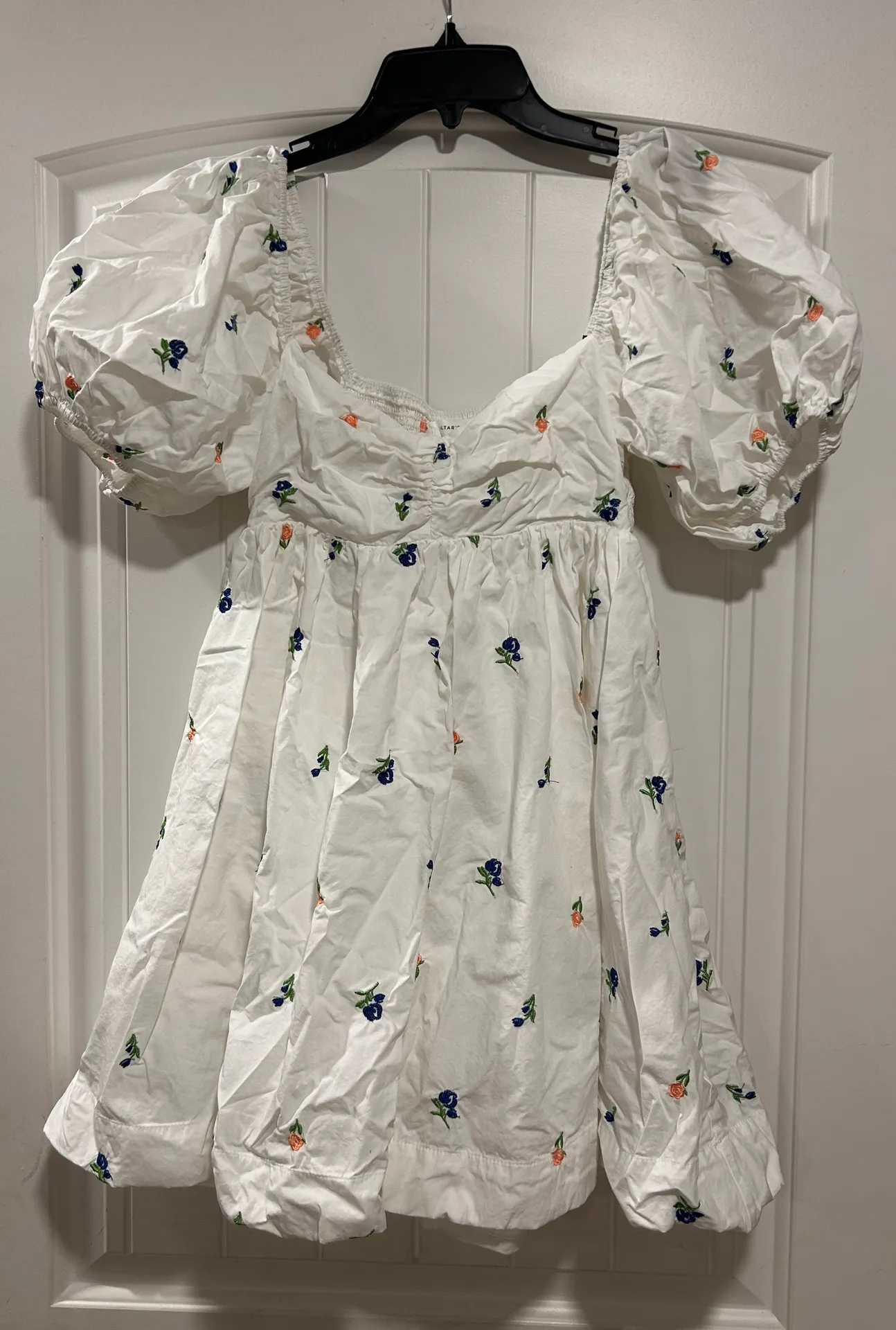 White Floral Dress - Image 4