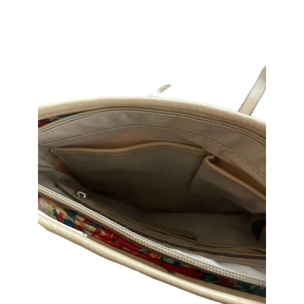 Nicole Miller Crossbody Bag Multicolor Floral Adjustable Strap Small Travel - Image 5