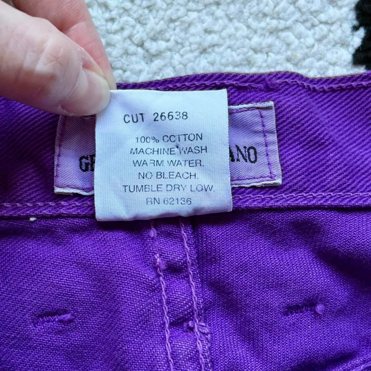 Vintage Guess by Marciano Purple High Rise Denim Jeans - Image 6