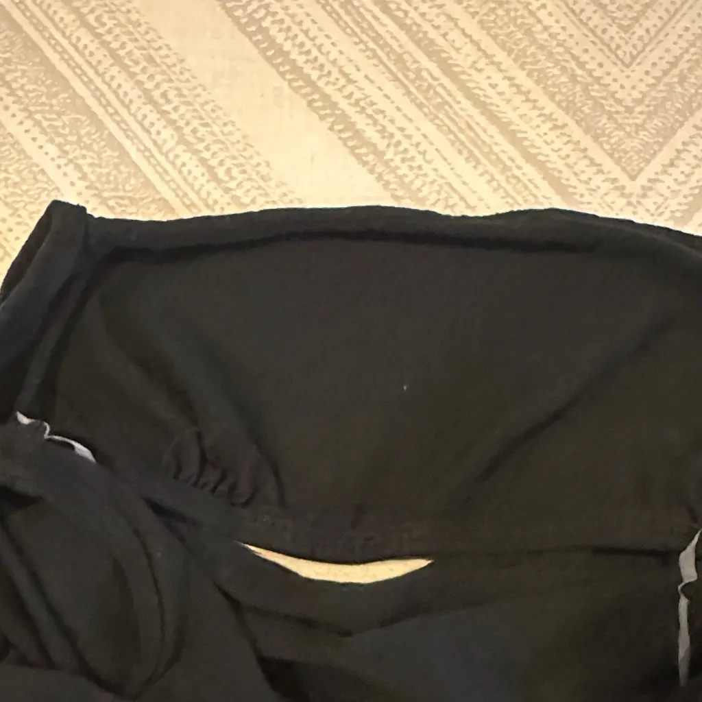 Liz Lange Maternity for Target Black Tank Top Unhookable Straps Size Small - Image 4