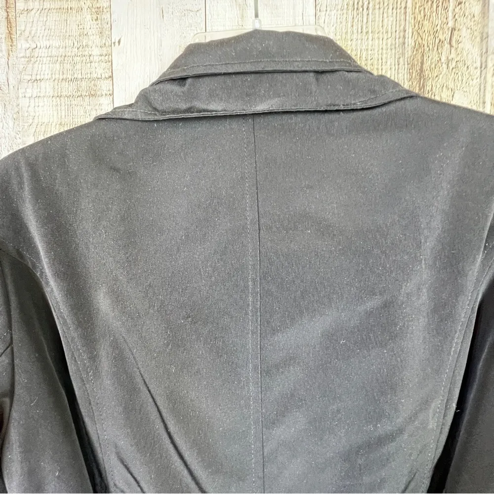 Fleet Street LTD Petite Small Black Jacket(Rain) w/ Dual Closure System - Image 6