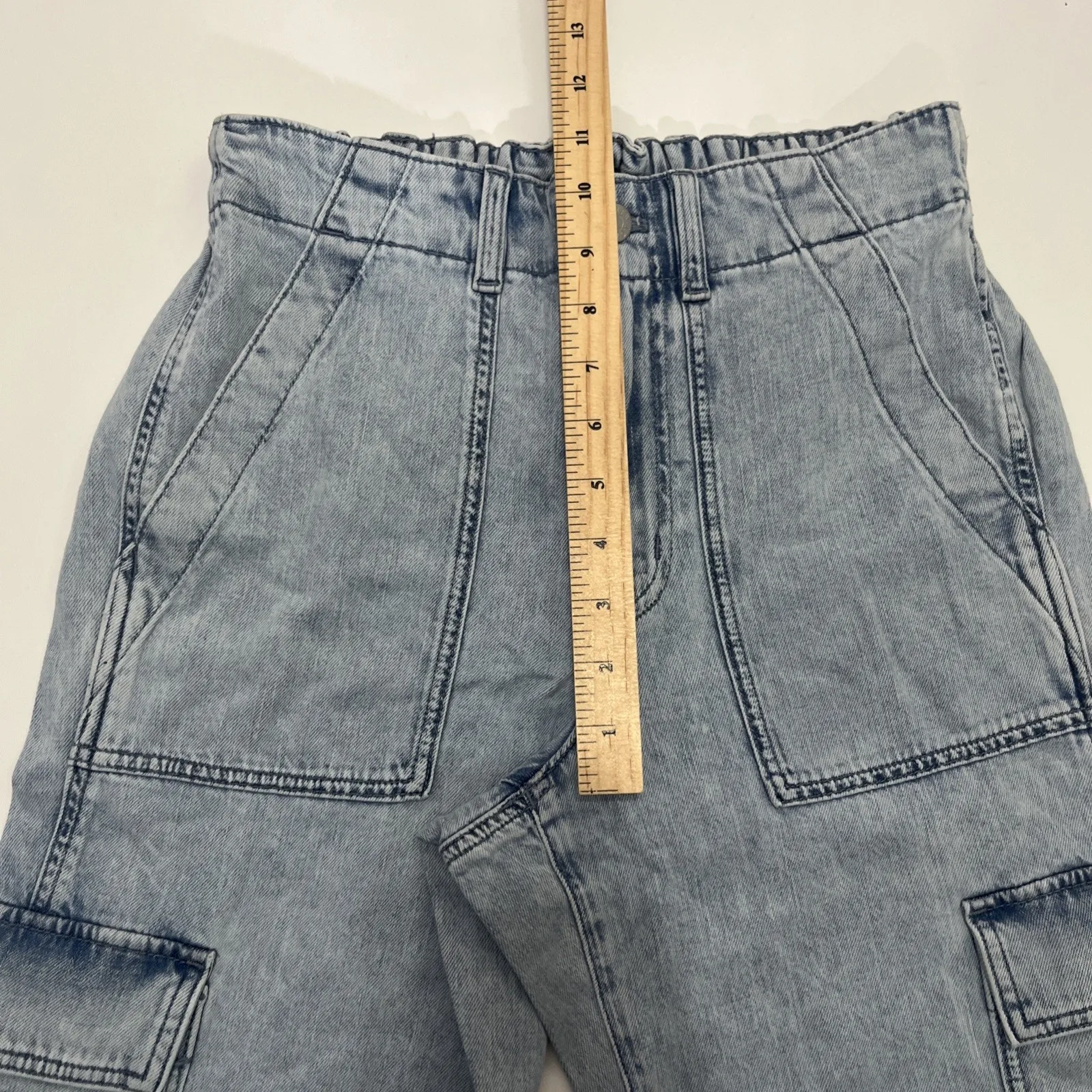 NWT Sz 27 J Crew Lightweight drapey cargo jogger jean - Image 6
