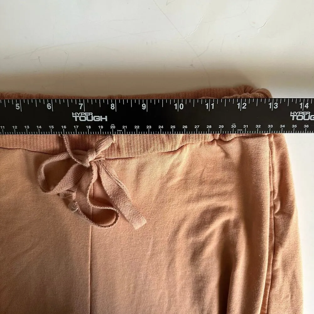 Amuse Society Rayon Spandex Wide Leg Lounge Pants Women’s size Small peach color - Image 9