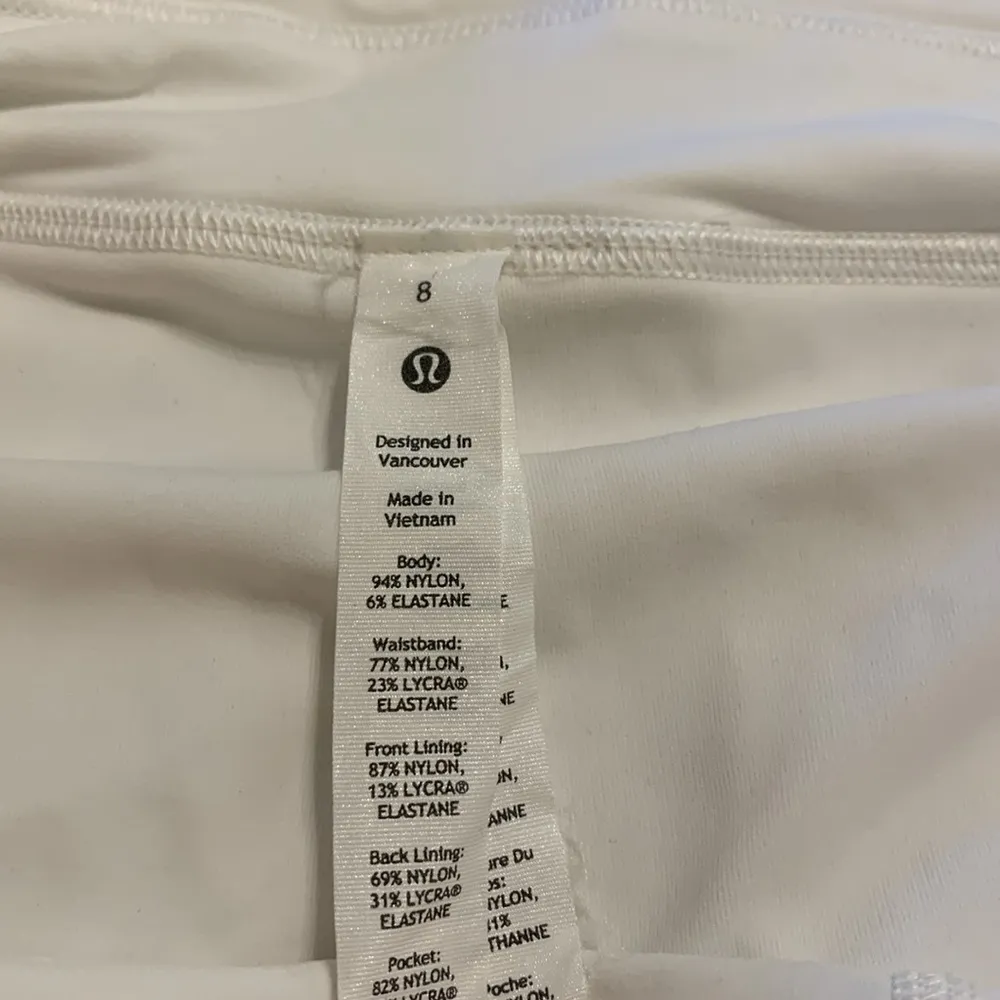 Pace Rival Skirt, Color is White, EUC. Size 8 regular . - Image 3