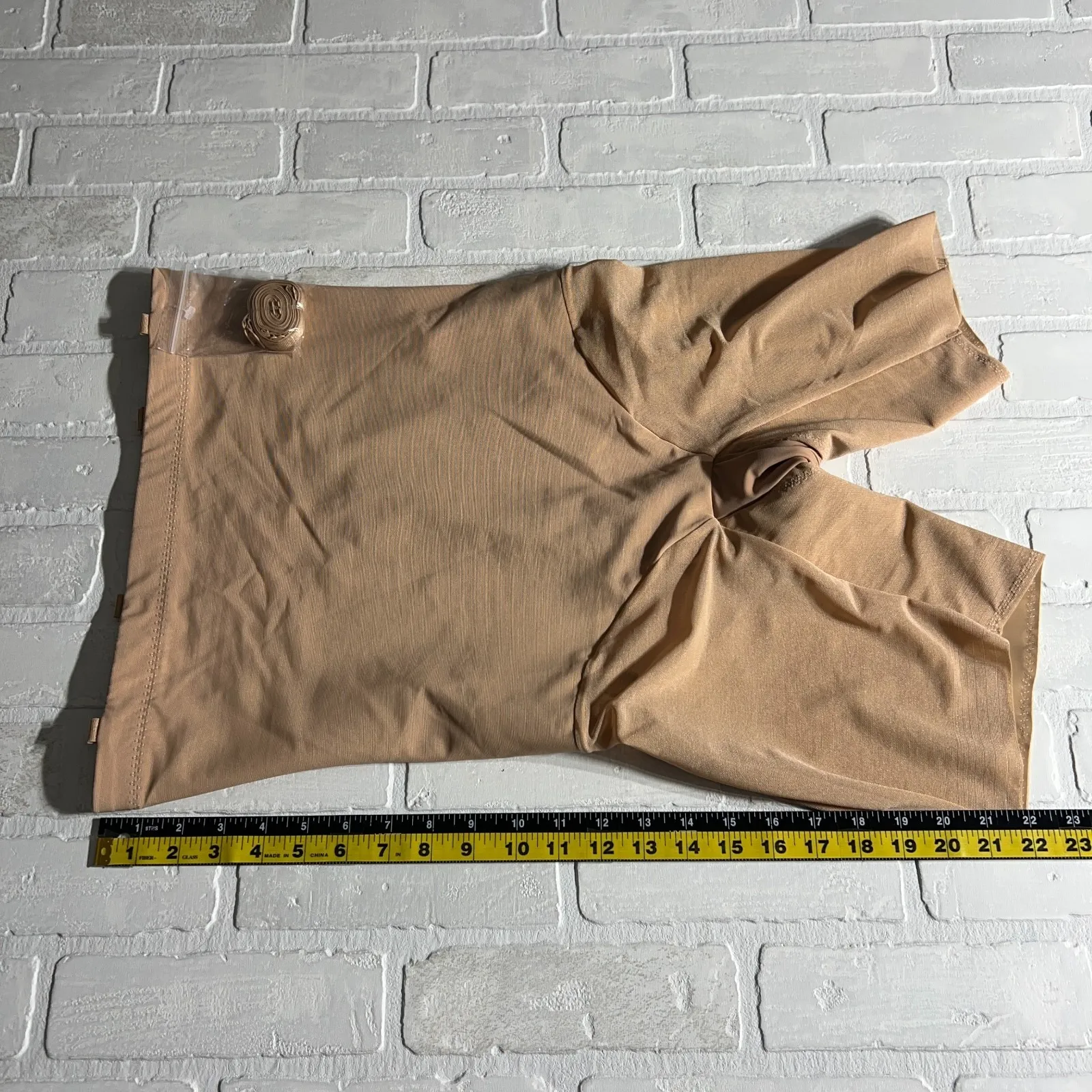 Honeylove Superpower Short 1X Beige Shapewear Slimming Straps Sand Girdle NEW Tan - Image 9