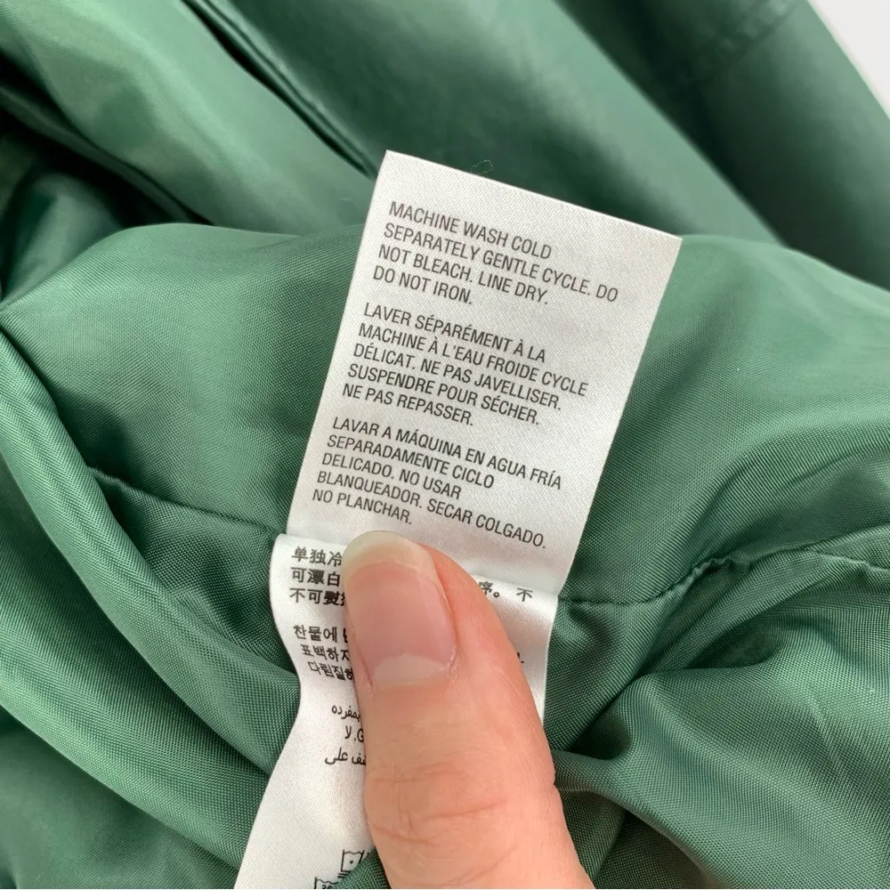 STYLE & CO Faux Leather Moto Jacket Hunter Green XXL - Image 7