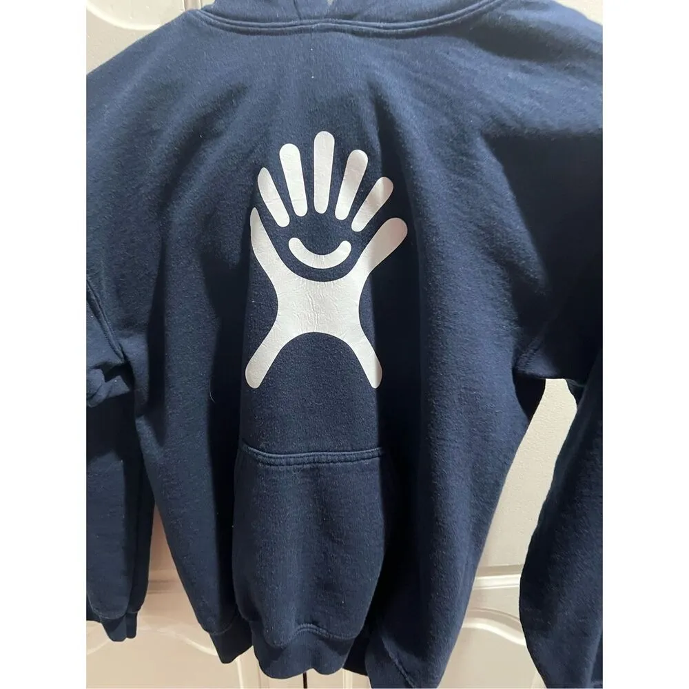 hydro flask merch on WoMen's Hoodie small Blue - Image 7