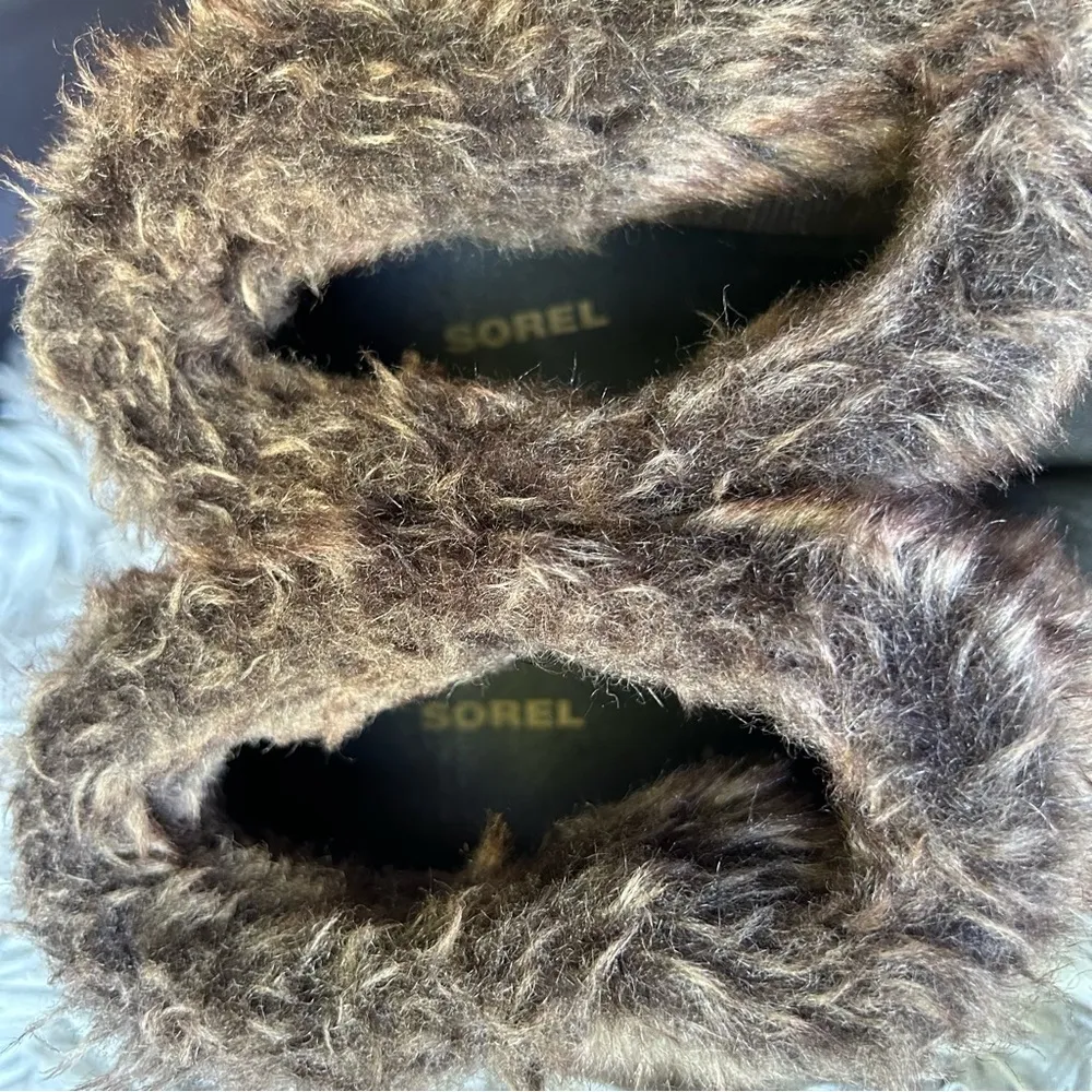 Sorel Joan of Arctic leather wedge heel boots women’s shoe size 7.5 - Image 9