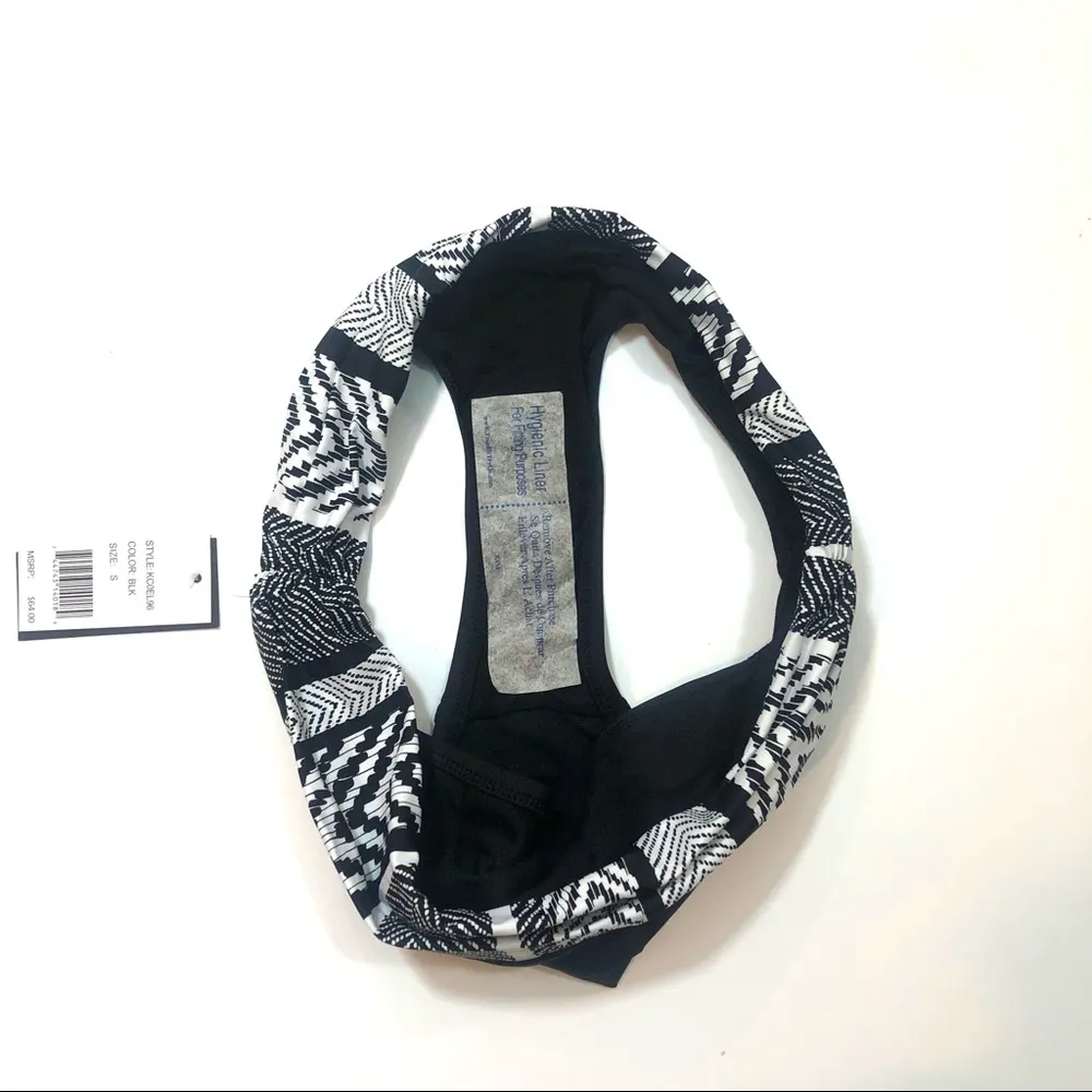 Kenneth Cole Printed-Waist Bikini Swim Bottom - Image 7