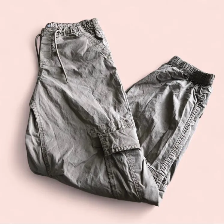 Garage Women’s Harlowe Parachute Cargo Pant Jogger Light Brown Size S - Image 13